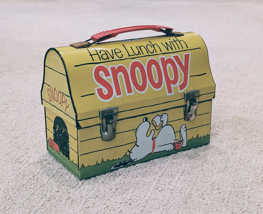 "Lunch With Snoopy" Thermos Lunchbox and the Peanuts Gang (1968)