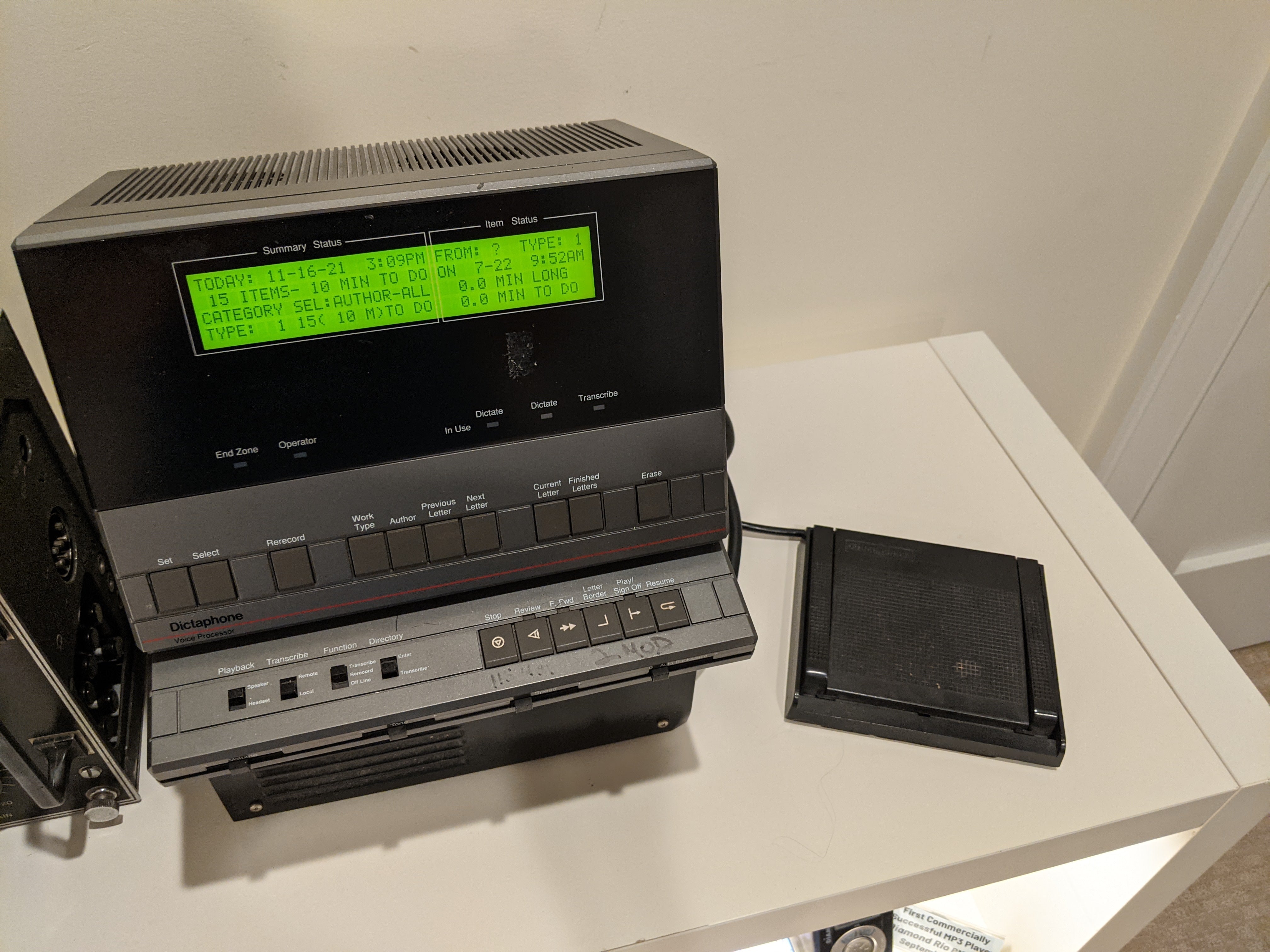 Dictaphone (1980s) – Westport Tech Museum