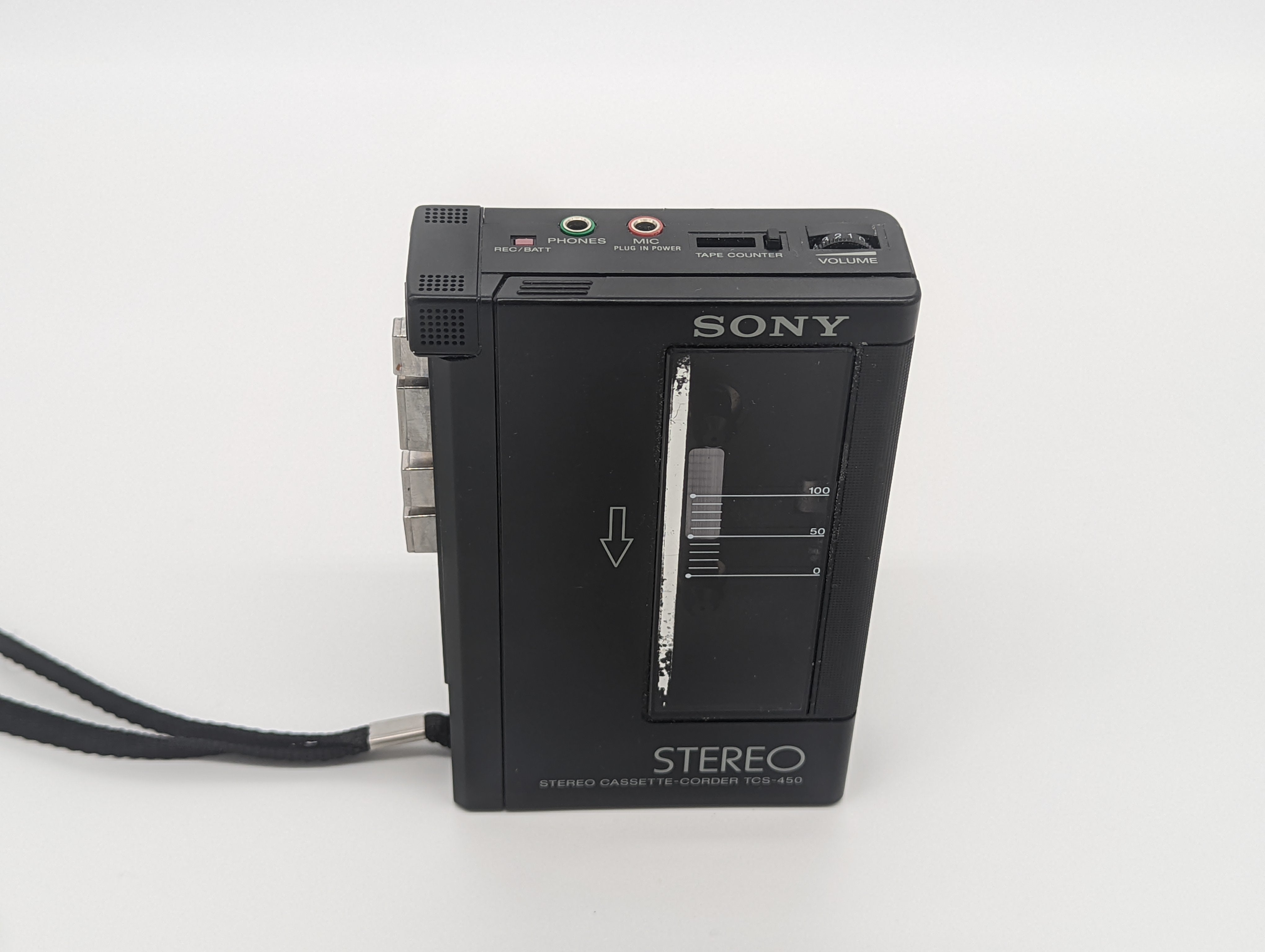 消費税無し (非常に良い)SONY TCS-100 カセットコーダー | opapajaca.com